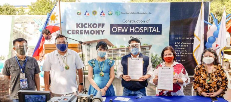 Construction of first OFW hospital in Pampanga to commence