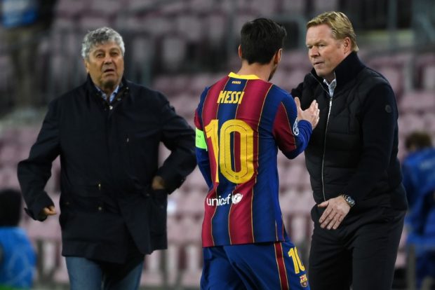 Players need more protection, says Barca coach Koeman after resting Messi