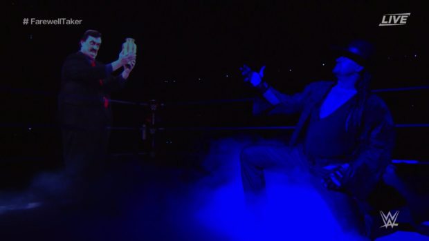 The Undertaker makes final ring walk, bids goodbye at WWE Survivor Series