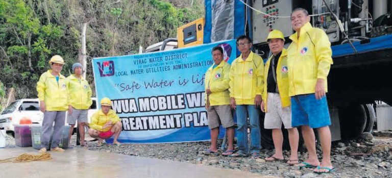 LWUA extends water assistance to typhoon victims