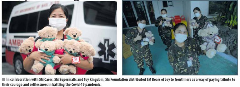 SM, partners give Bears of Joy to frontliners