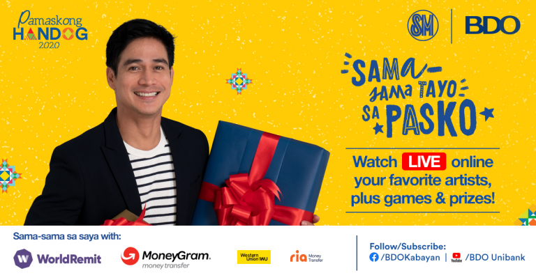 BDO, SM to hold first virtual ‘Pamaskong Handog 2020 on Dec 13’