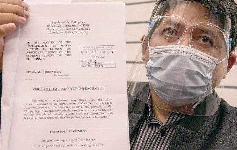 Impeachment rap filed vs Leonen