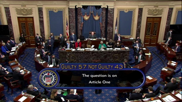 U.S. Senate acquits Trump as Republicans save him in impeachment again