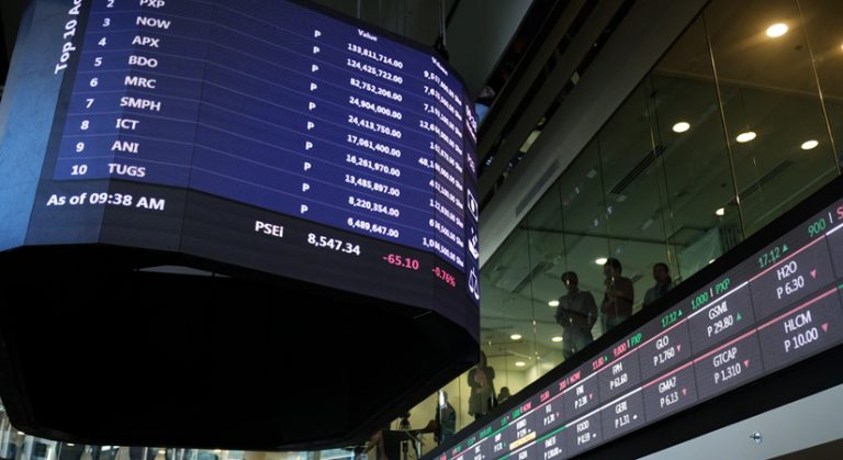 Shares up on manufacturing data, vaccine news