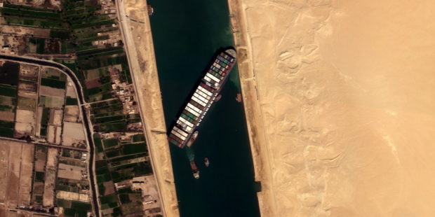 Ship blocking Suez Canal moves slightly, unclear when it will refloat