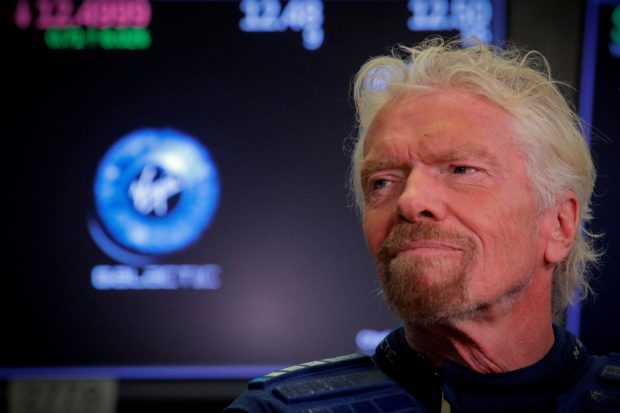 Billionaire Branson set to fly to space aboard Virgin Galactic rocket plane