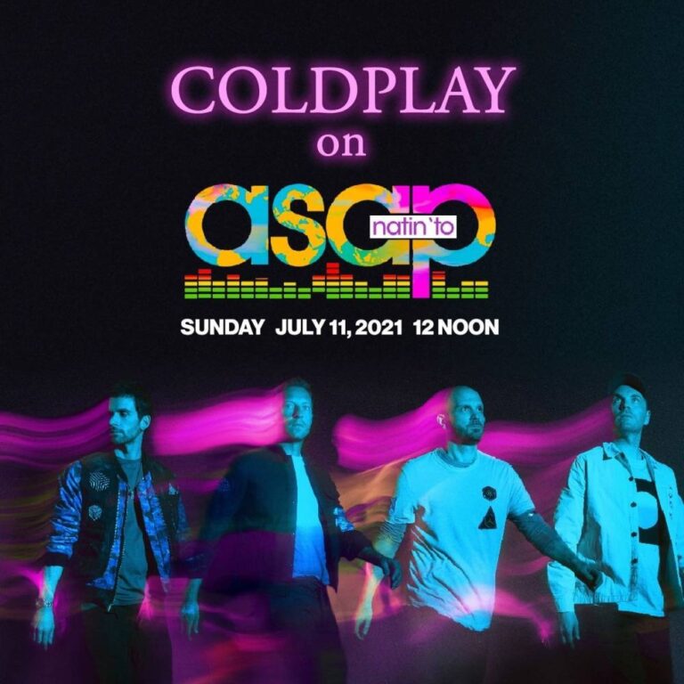 Coldplay to perform on ‘ASAP Natin ‘To’ on July 11
