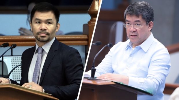 Pimentel says he got messages to ‘drop’ support for Pacquiao
