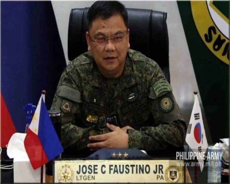CA confirms Armed Forces Chief Faustino