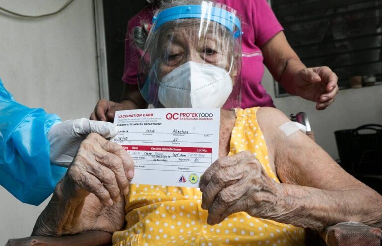 Vaccinated elderly could get severe Covid19