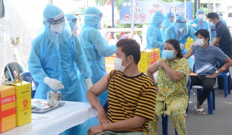 75% of Cambodians fully vaccinated