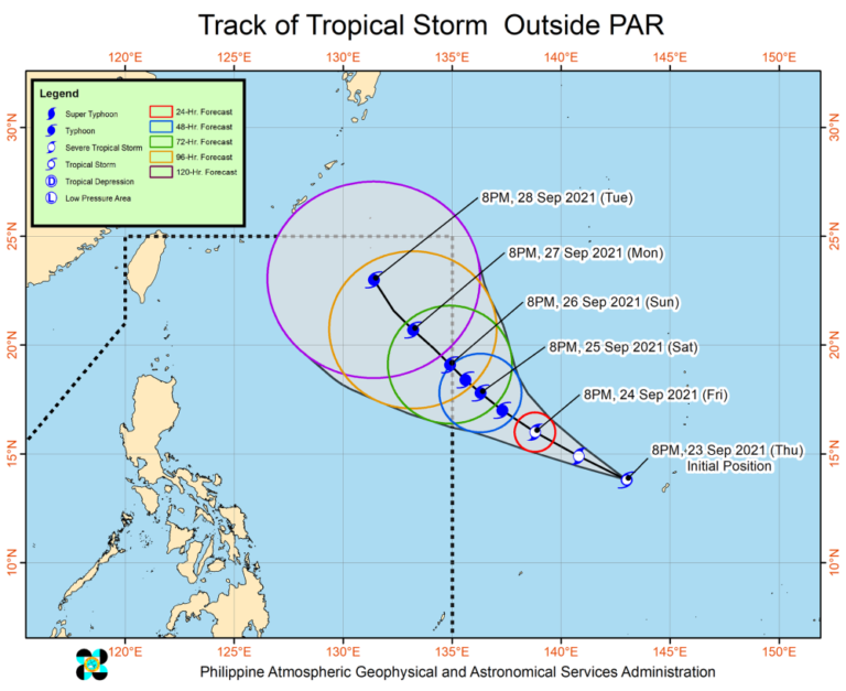 Severe tropical storm to enter PH Sun or Mon, to be named ‘Lannie’