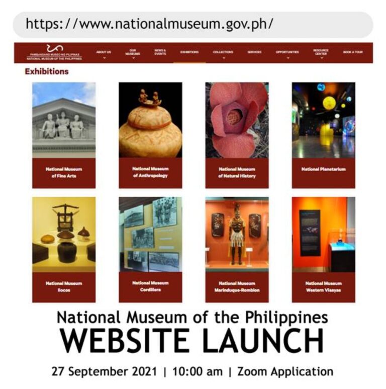 The National Museum of the Philippines launches its new website