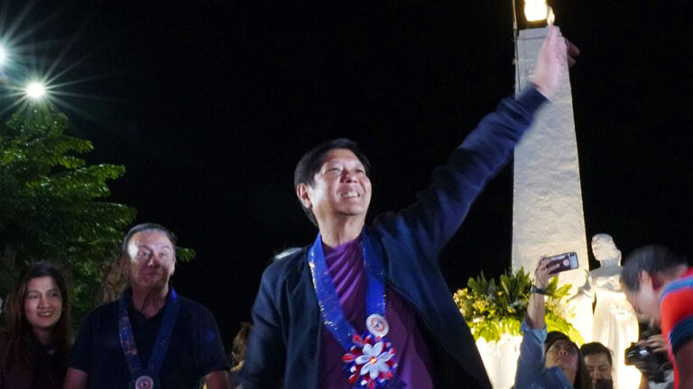 Marcos party names his only son its presidential bet