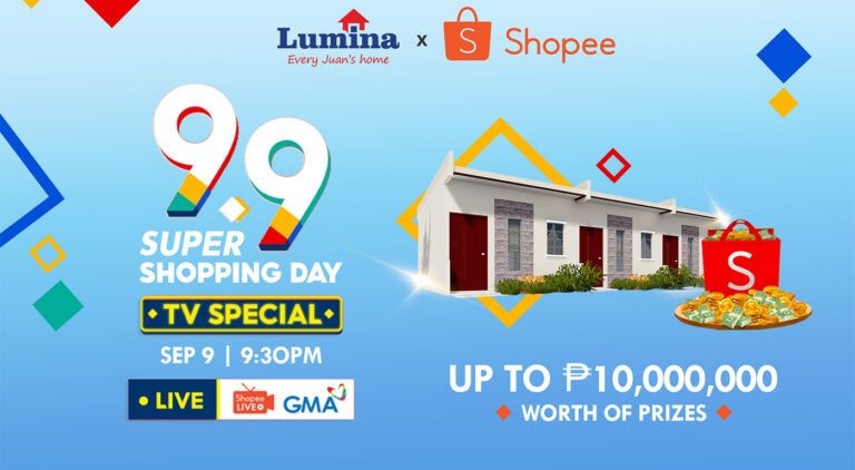 Lumina Homes packs a punch with 3 house-and-lot giveaways at Shopee 9.9