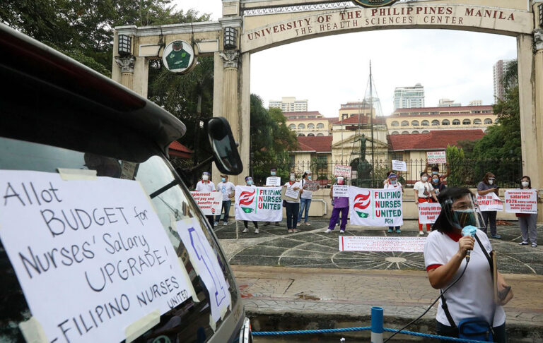 Nurses’ group frustrated over slashed funds for 2022; considers case vs Health chief 