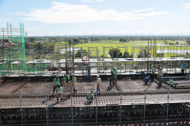 July infrastructure spending rises
