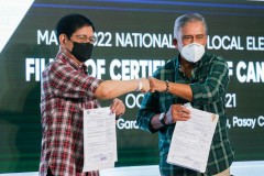 Senators Lacson, Sotto file their certificates as presidential and vice-presidential bets for 2022