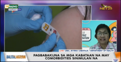 DOH: NCR-wide vaccination of kids with comorbidities starting Oct. 22; over 1k jabbed on 1st day