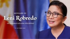 Robredo announces she will run for president in 2022