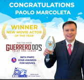 PMPC Star Awards recognizes Guerrero Dos’ Paolo Marcoleta as “new movie actor of the year”