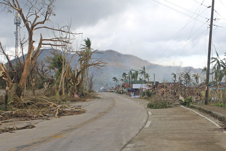 Food running out, Philippine typhoon survivors warn