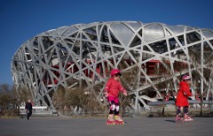 Beijing Olympic venues – Bird’s Nest, Ice Ribbon and bullet trains