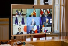 Biden meets with G7, addresses US on response to Russia