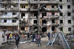 Zelensky says Russia striking residential areas in Ukraine