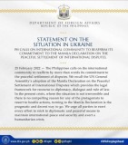 PHL calls on int’l community to reaffirm commitment to peaceful settlement of disputes