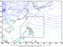 Shear line affecting eastern section of Central, Southern Luzon: PAGASA