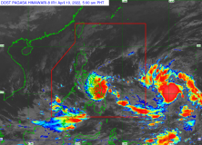 Signal No. 2 raised over parts of Visayas and Mindanao as “Agaton” intensifies into a tropical storm
