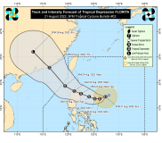 TD “Florita” intensifies; signal no. 1 in effect over areas of Aurora, Isabela, Cagayan