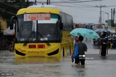 Tropical storm batters Philippines capital before exit