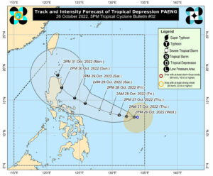 16th storm of the year seen to intensify; brings heavy rains to central, northern PHL