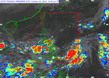 TD “Paeng” maintains strength as it traverses Philippine Sea