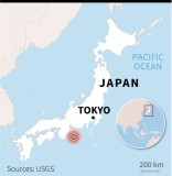 URGENT: 6.1-magnitude quake strikes off central Japan, no tsunami advisory