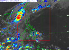 “Queenie” now a remnant low, may dissipate in next 12 hours: PAGASA
