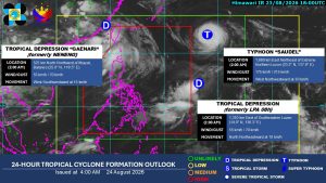 Potential Super Typhoon Saudel to enter PAR on Monday; enhanced southwest monsoon to drench Luzon — PAGASA